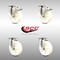 Service Caster 5 Inch 316SS Nylon Wheel Swivel Top Plate Caster Lock Brakes SCC, 2PK SCC-SS316TTL20S514-NYS-2-S-2 - alternate 6